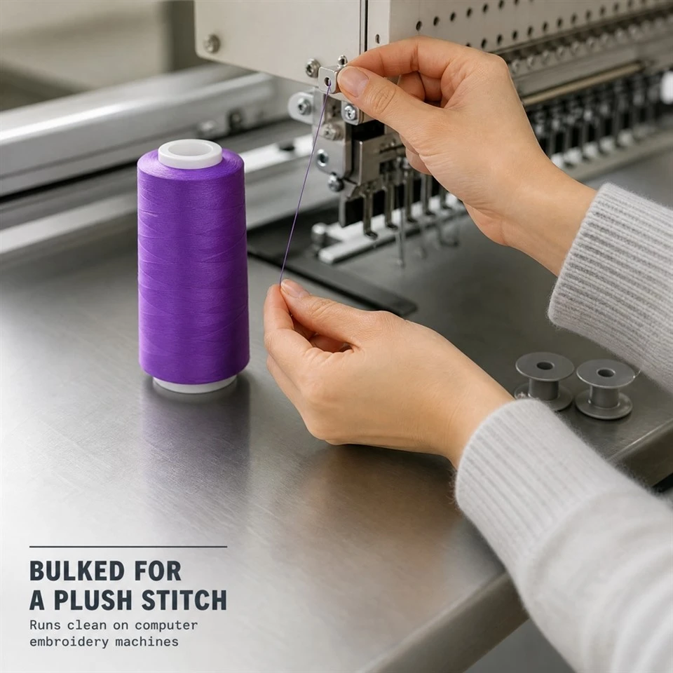 Bulky Acrylic Embroidery Thread Bulky Acrylic Embroidery Thread